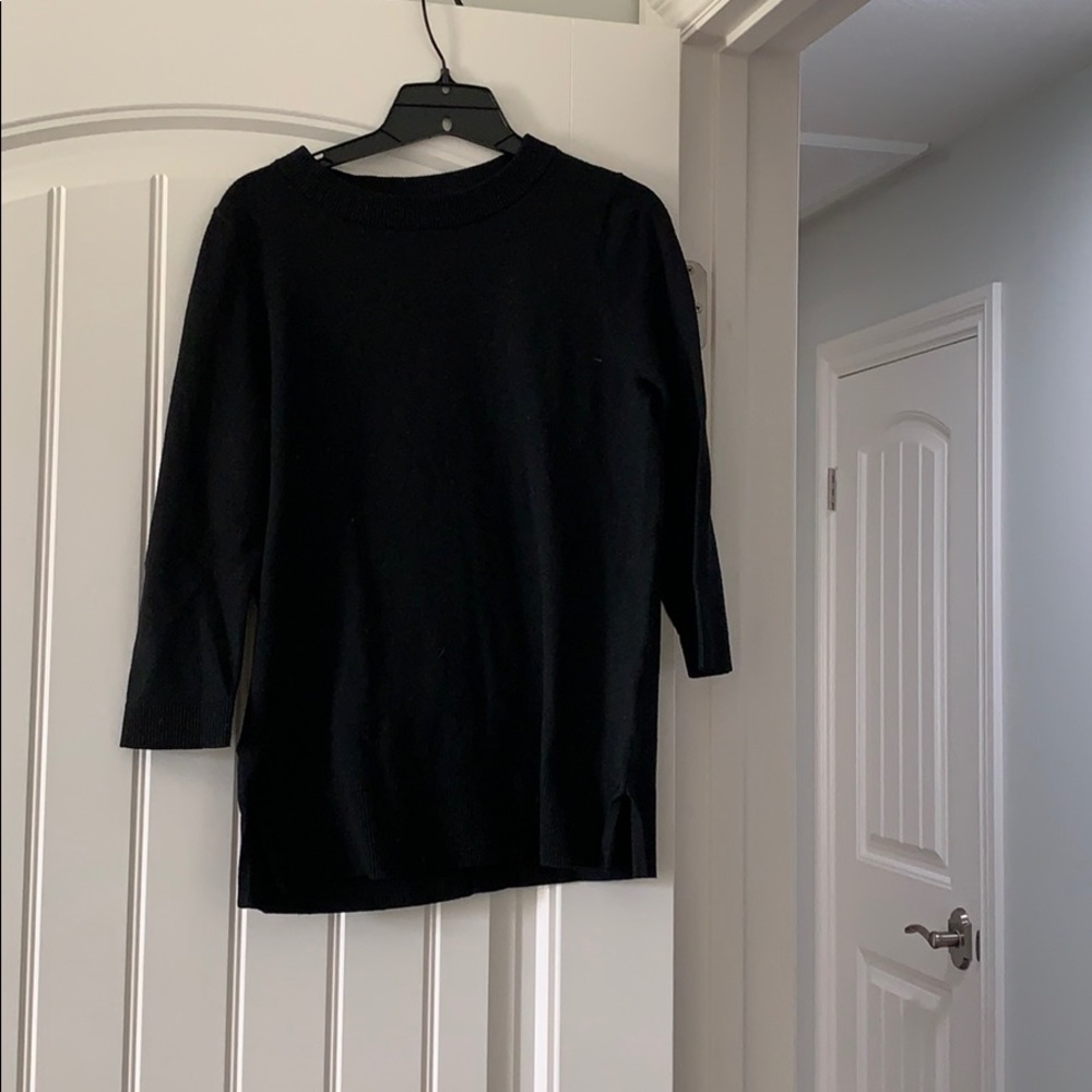 Bobeau soft black sweater